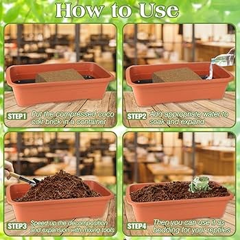 Amazon.com : ZeeDix 10LB Compressed Coconut Fiber Substrate